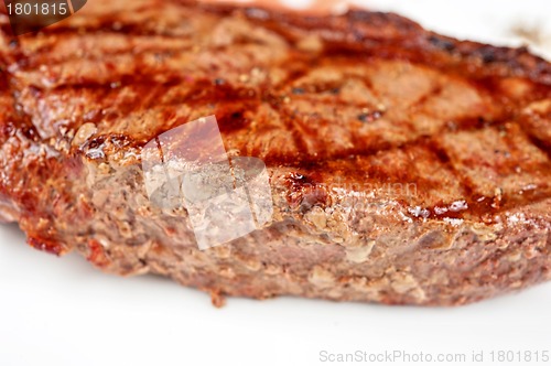 Image of Juicy rib-eye beef steak