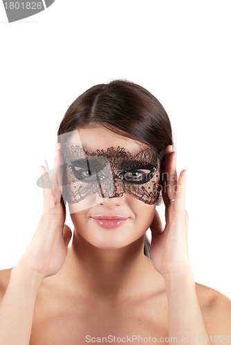 Image of girl at mask