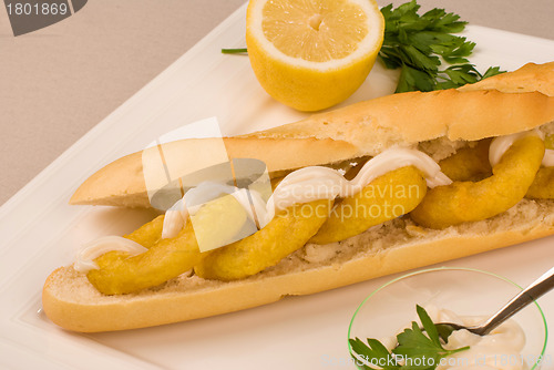 Image of Squid bocadillo