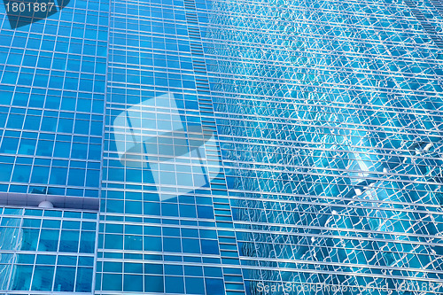 Image of Walls of a skyscraper - abstract urban background