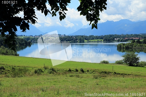 Image of Idyllic mountain lake