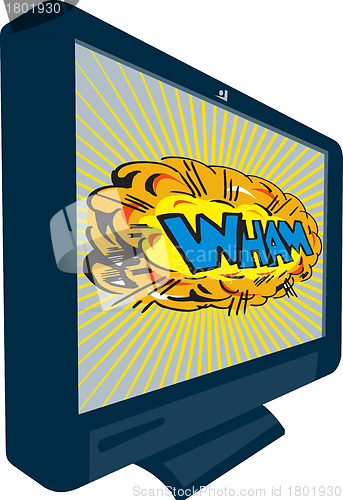 Image of LCD Plasma TV Television Wham