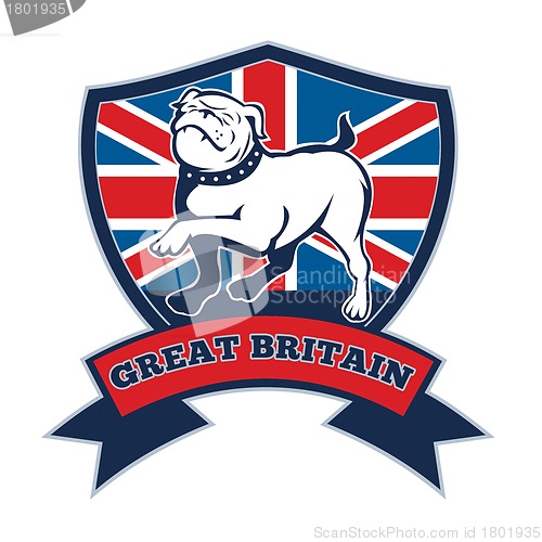 Image of Team GB English bulldog Great Britain mascot