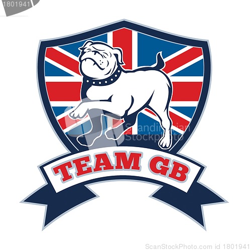 Image of Team GB English bulldog Great Britain mascot