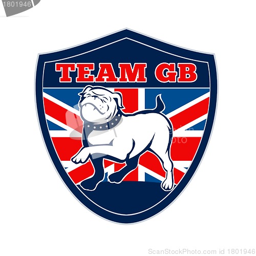 Image of Team GB English bulldog Great Britain mascot