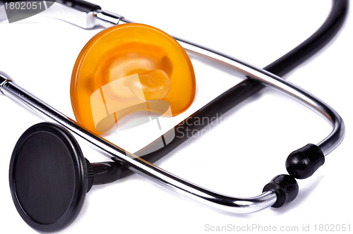 Image of Pacifier and Stethoscope