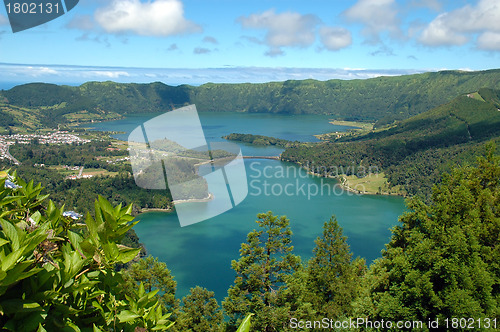 Image of Lagoa das Sete Cidades, Azores, portugal 