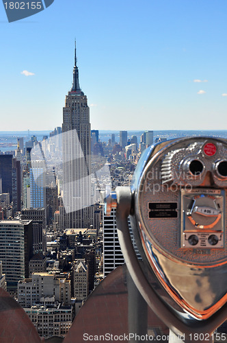Image of Empire State Building, shot from the Top of The Rock