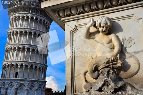 Image of The leaning tower of Pisa