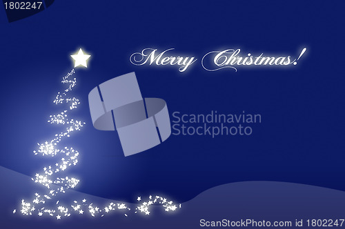 Image of Blue Christmas Tree