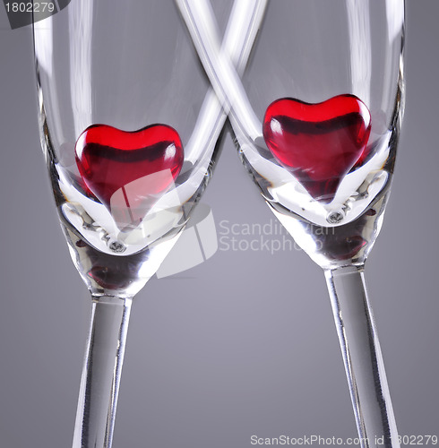 Image of Hearts on Flutes