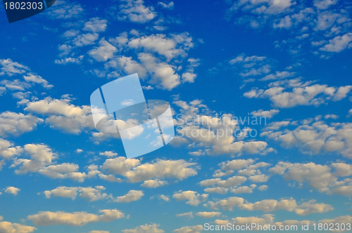 Image of Blue Sky with Clouds