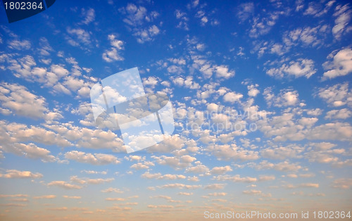 Image of Blue Sky with Clouds