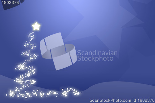 Image of Blue Christmas Tree