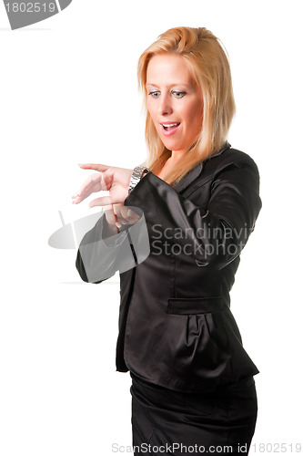 Image of Businesswoman looking at her watch