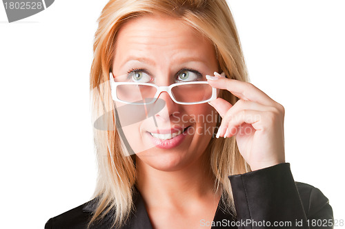 Image of Wondering Businesswoman