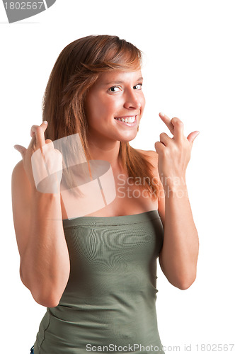 Image of Crossed fingers