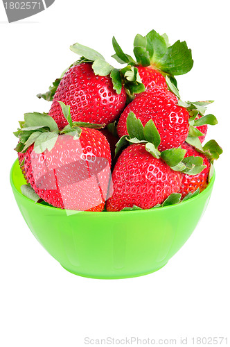 Image of Bowl of Strawberries