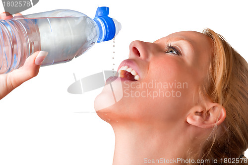 Image of Woman Drinking Water