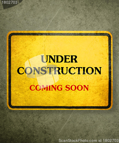 Image of Yellow Sign