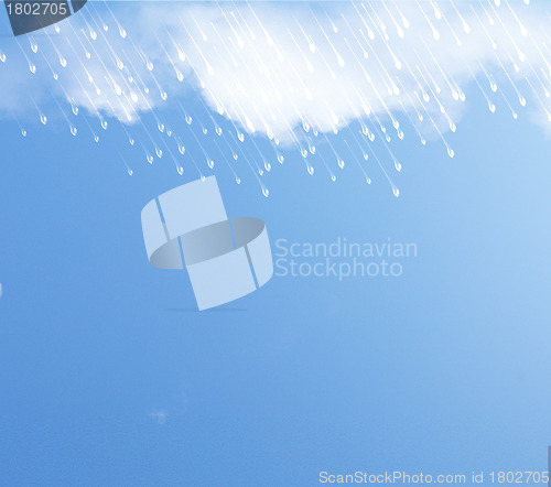 Image of  rain and clouds