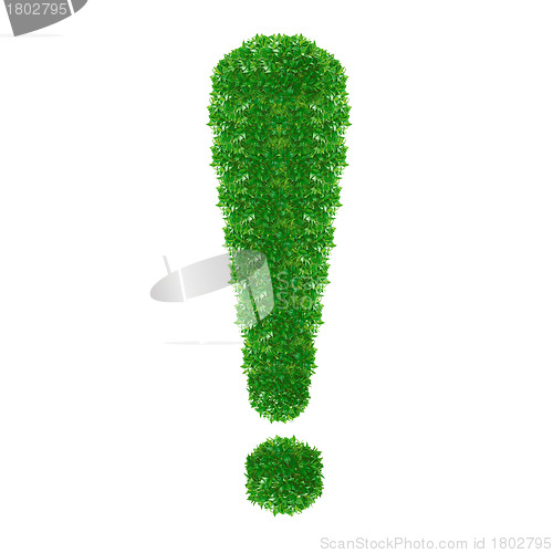 Image of Green Exclamation mark