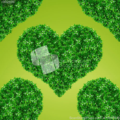 Image of Green Heart Sign