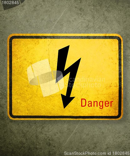 Image of Yellow Sign
