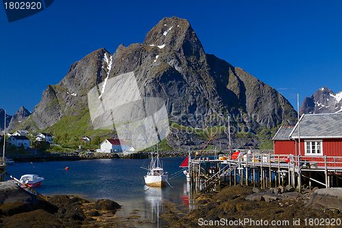 Image of Norwegian fishing village