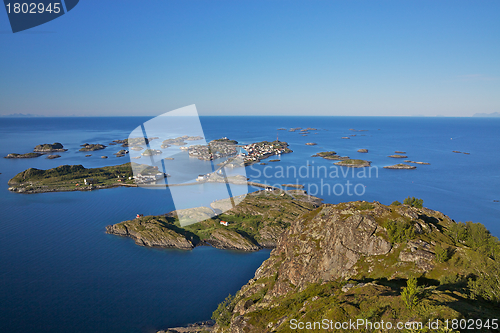 Image of Scenic town on Lofoten