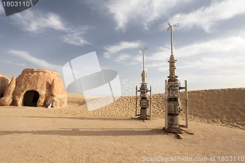 Image of Missiles in the desert