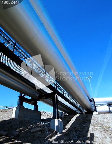 Image of Equipment, cables and piping as found inside of  industrial powe