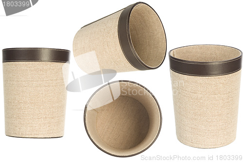 Image of wastepaper basket, trash bin