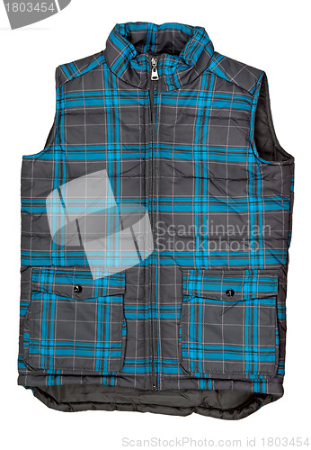 Image of Warm plaid vest