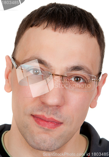 Image of ortrait of a guy in glasses
