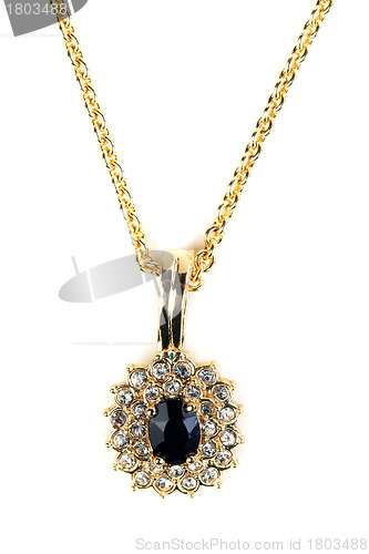 Image of Pendant with gold chain
