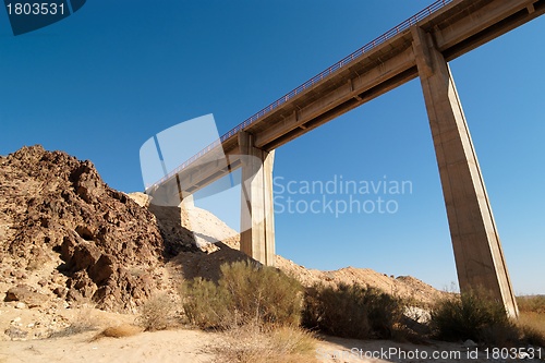 Image of Bridge in the desert