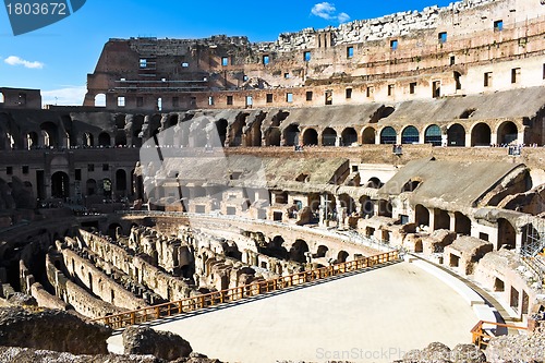 Image of Inside Roman Colosseum 