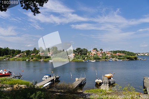 Image of Red cottages in Brändaholm , Sweden