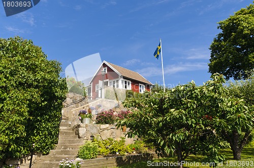 Image of Red cottage in Sweden