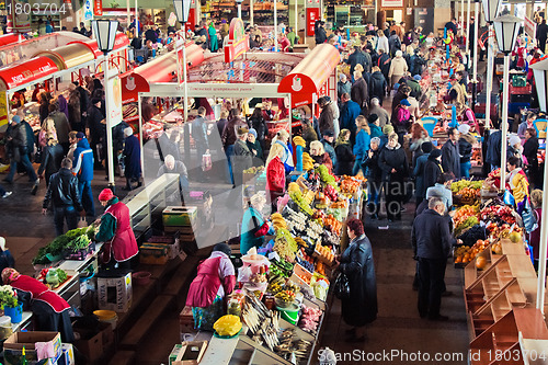 Image of Market place scene