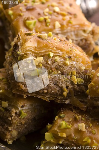 Image of Baklava - traditional middle east sweet desert