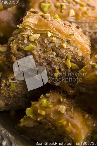 Image of Baklava - traditional middle east sweet desert