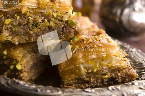 Image of Baklava - traditional middle east sweet desert