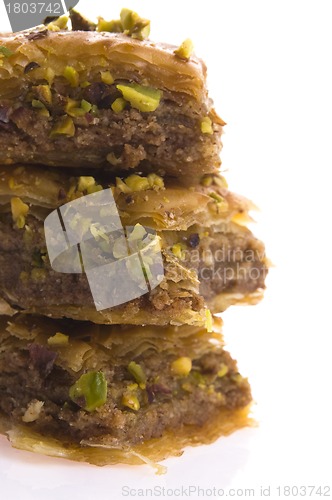 Image of Baklava - traditional middle east sweet desert