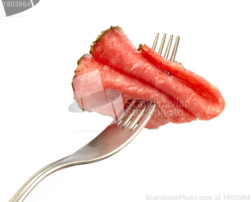 Image of salami sausage