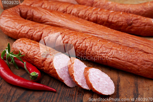 Image of smoked sausages