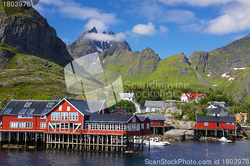 Image of Picturesque village on Lofoten