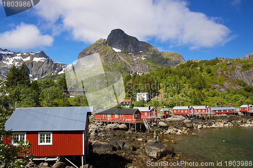 Image of Fishing huts on Lofoten