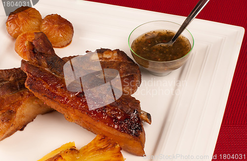 Image of Grilled pork ribs